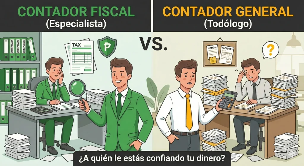 Apoyo Contable y Fiscal - Declaraciones Anuales - Contador Fiscal vs Contador General - Ciudad de México
