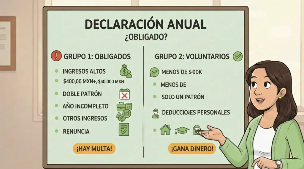 Apoyo Contable y Fiscal - Declaración Anual SAT 2026: Guía para Personas Físicas - Ciudad de México - ¿Estoy obligado a presentarla?