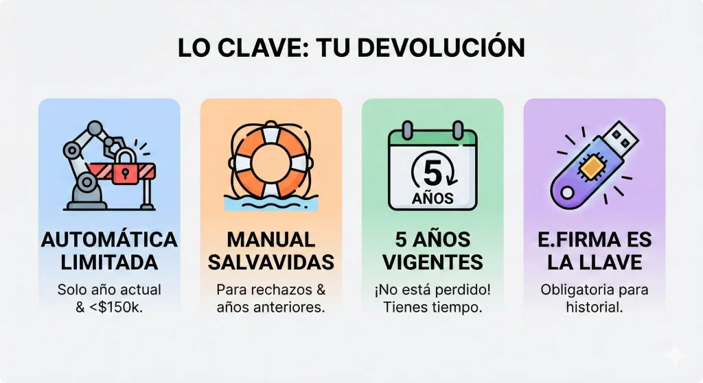 Apoyo Contable y Fiscal - Declaraciones Anuales - Devolución Automática o Manual - Ciudad de México - La Clave: Tu Devolución