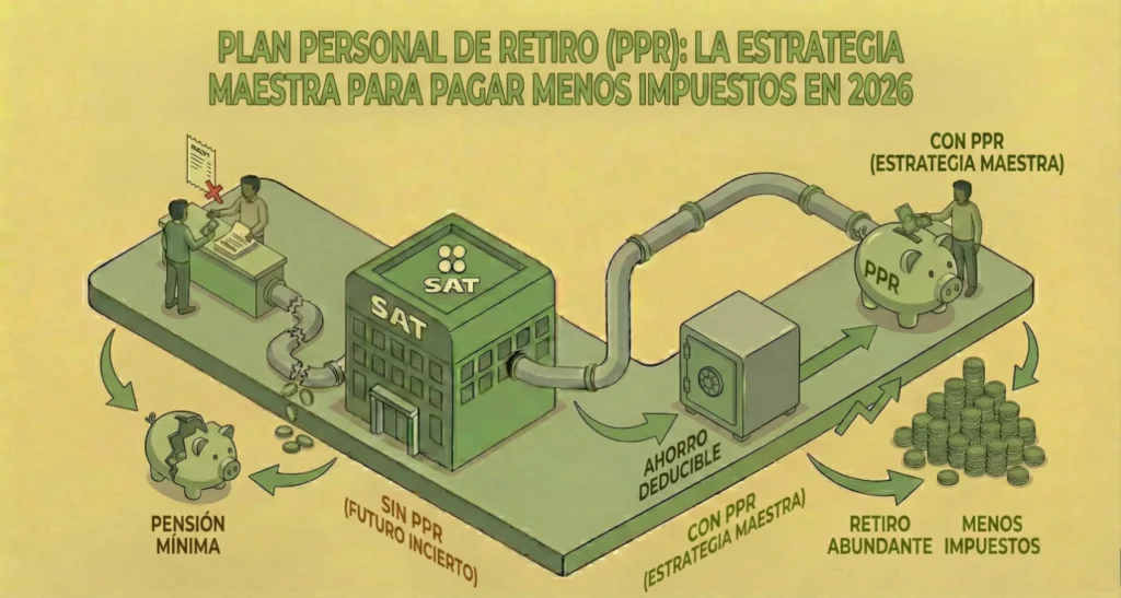 Apoyo Contable y Fiscal - Saldo a Favor SAT - Plan Personal de Retiro (PPR): La Estrategia Maestra para Pagar Menos Impuestos en 2026 - Ciudad de México