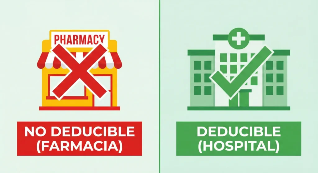 Apoyo Contable y Fiscal - ¿Son Deducibles las Medicinas de Farmacia? Rompiendo Mitos y Recuperando tu Dinero en 2026 - Ciudad de México - La Farmacia vs El Hospital